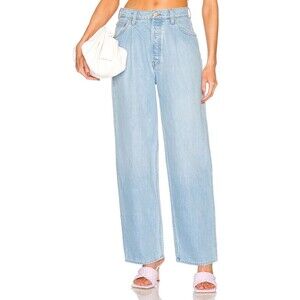 Mother SNACKS! The Pleated Fun Dip Puddle Jeans In Just A Nibble Sz 27 NWT